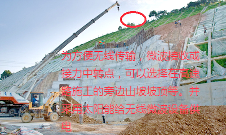 高速公路施工现场无线微波传输